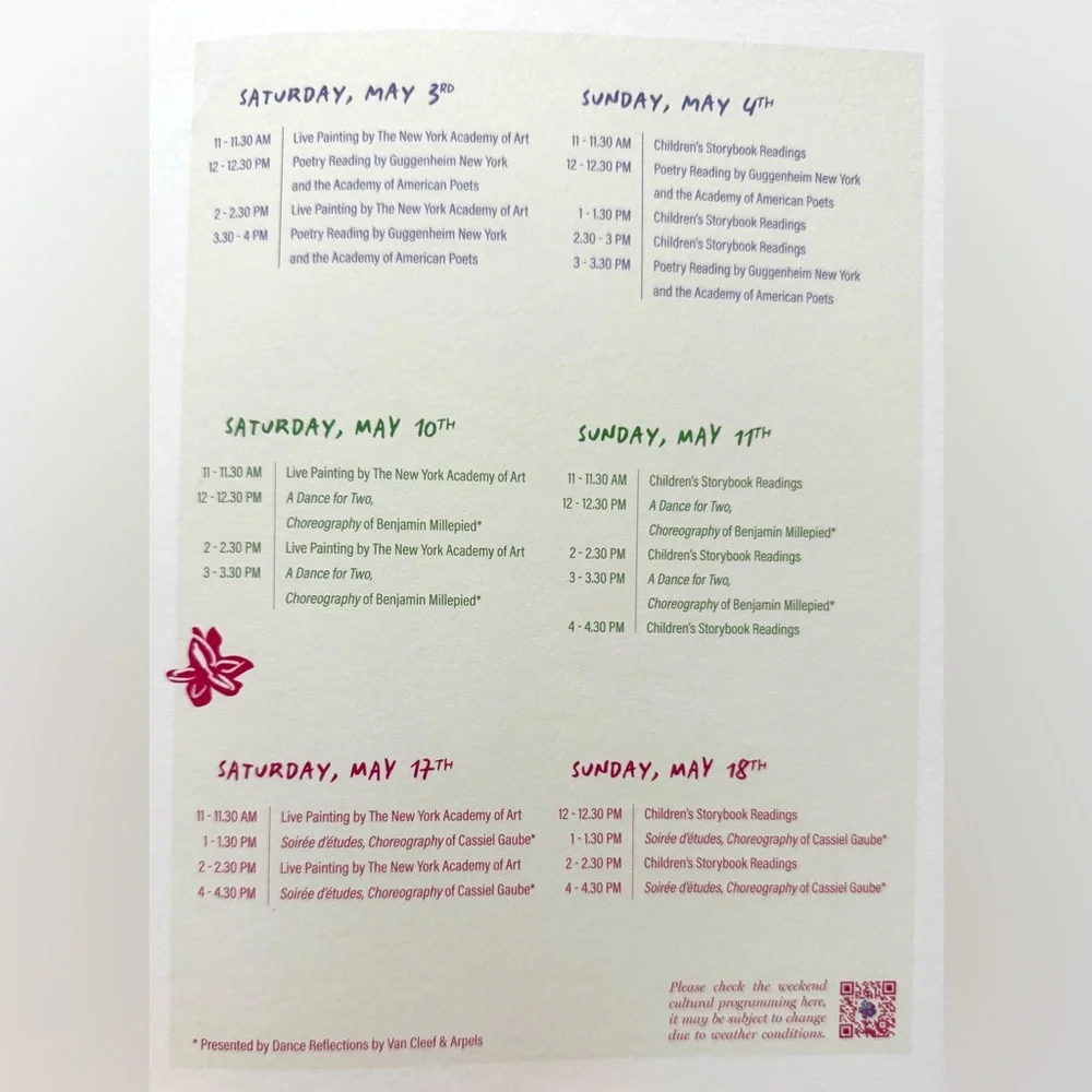 Van Cleef & Arpels Softcover Booklet – Spring is Blooming at Rockefeller Center - Picture 7 of 7